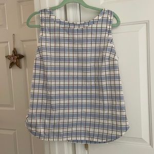 Ann Taylor Plaid Tank